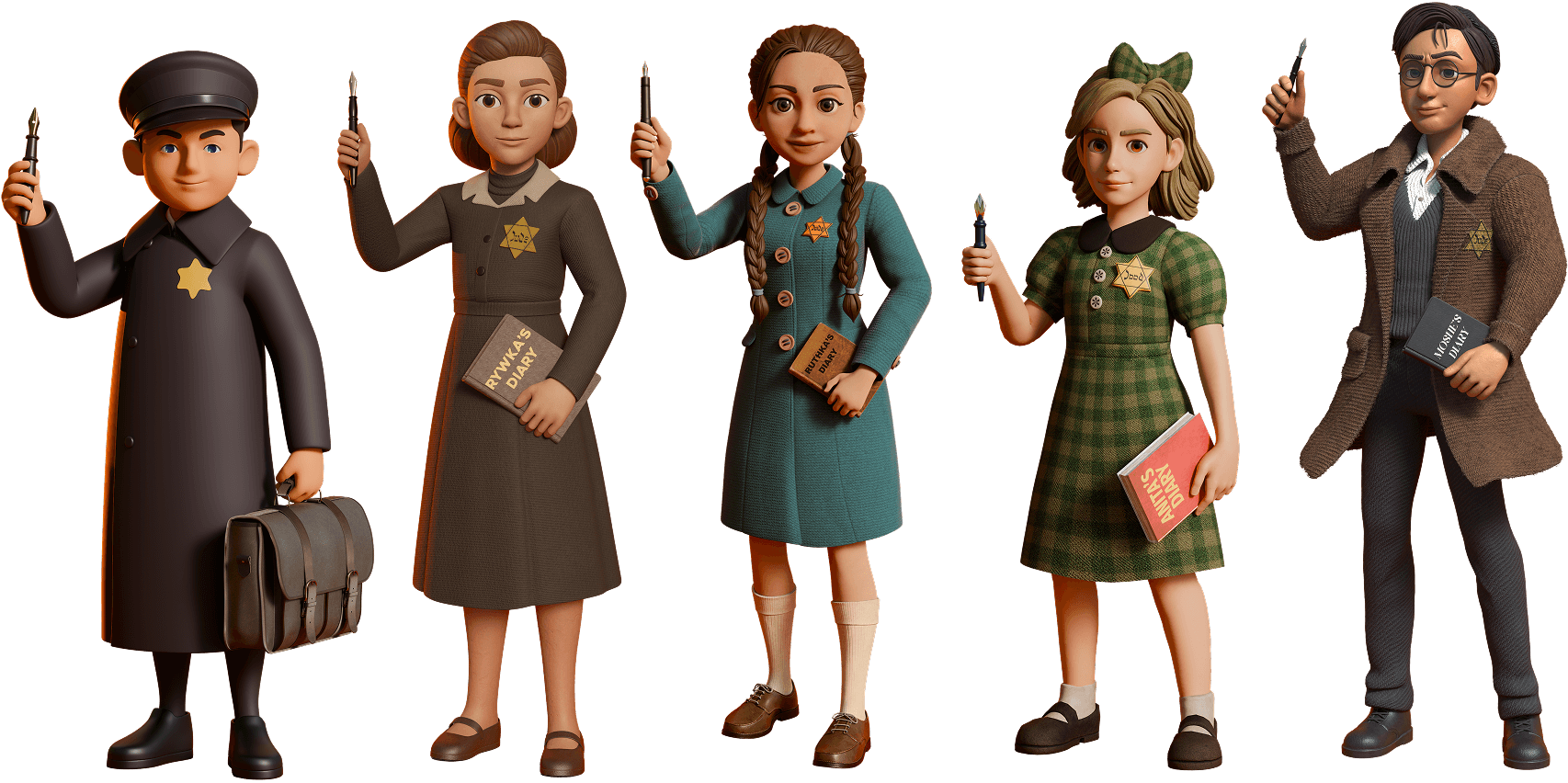 We Dared to Write Characters Group